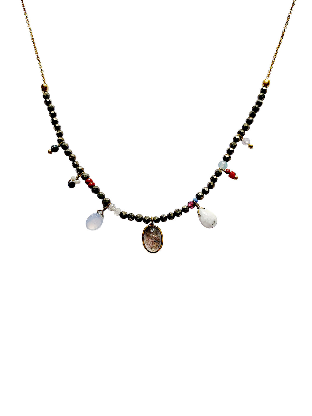 Collier en laiton doré FDC151