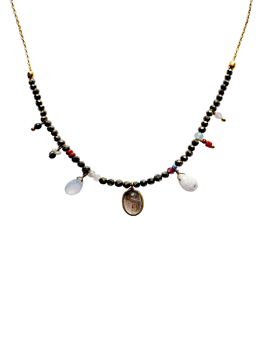 Collier en laiton doré FDC151