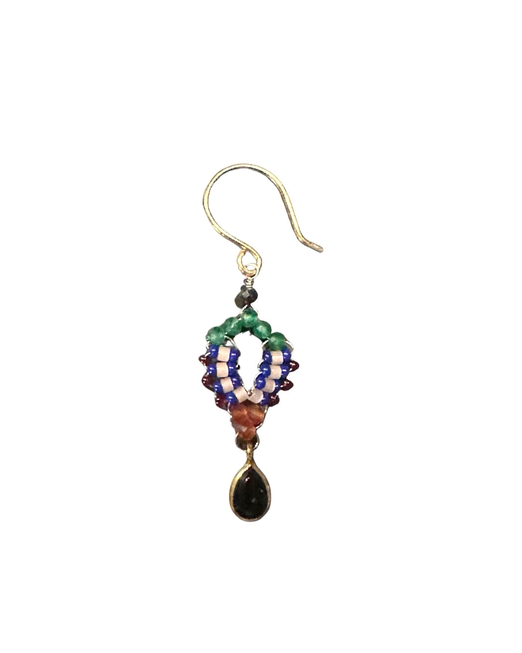 Boucles d’oreille en laiton dorée FDC409
