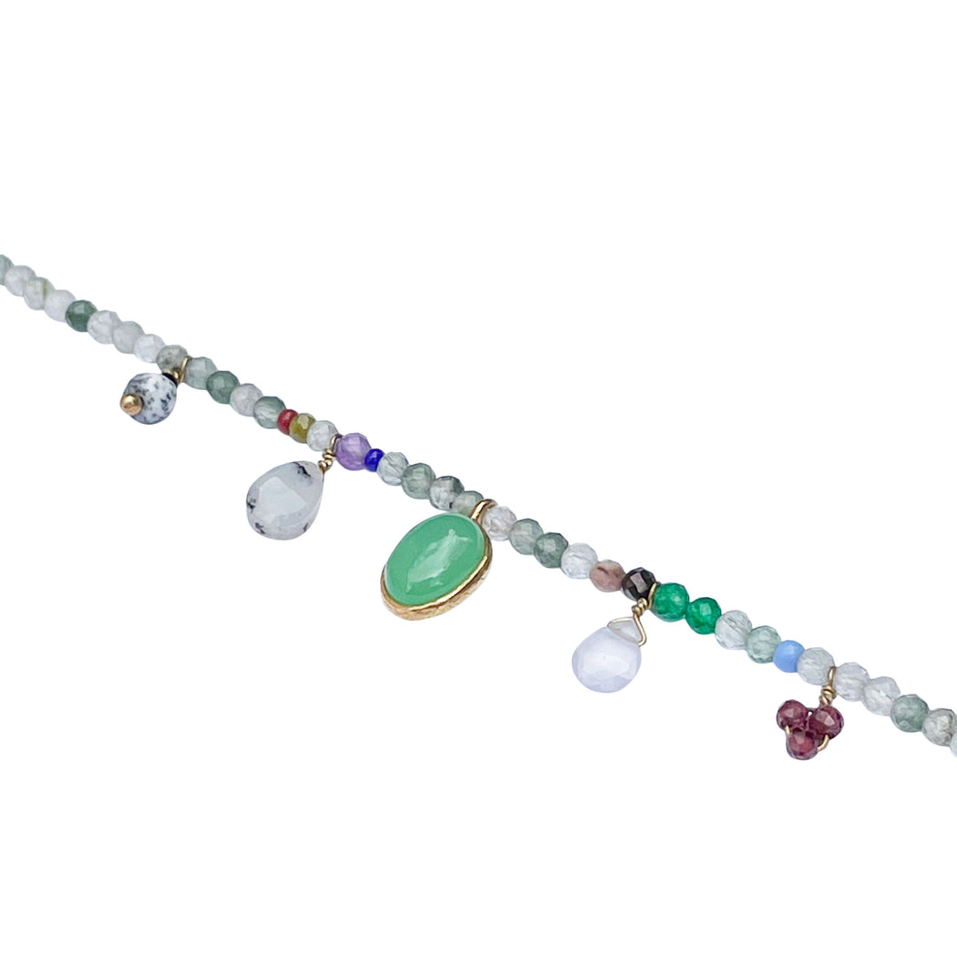 Bracelet en Laiton Doré et Pierre Semi-Précieuse FDC192