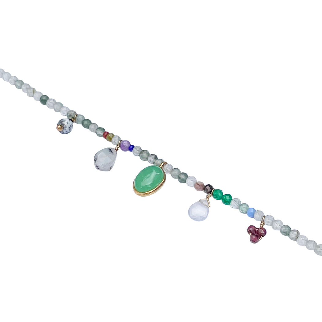 Bracelet en Laiton Doré et Pierre Semi-Précieuse FDC192