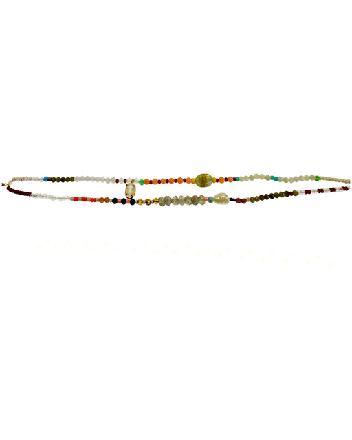 Bracelet en Laiton Doré et Pierre Semi-Précieuse FDC447