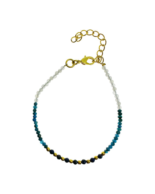 Bracelet en Laiton Doré et Pierre Semi-Précieuse N110