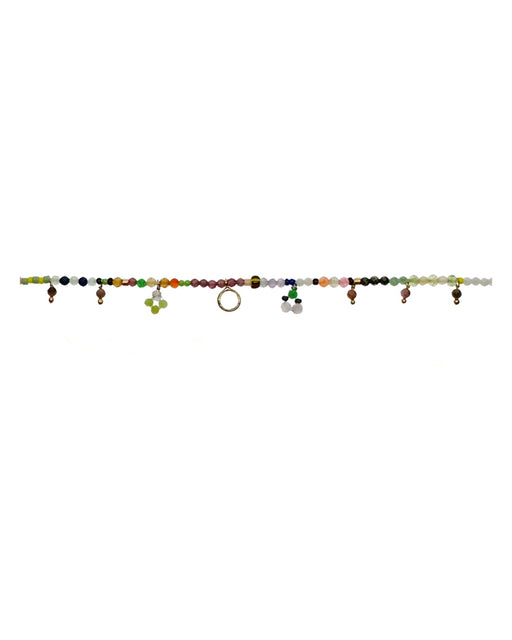 Bracelet en Laiton Doré et Pierre Semi-Précieuse A59B