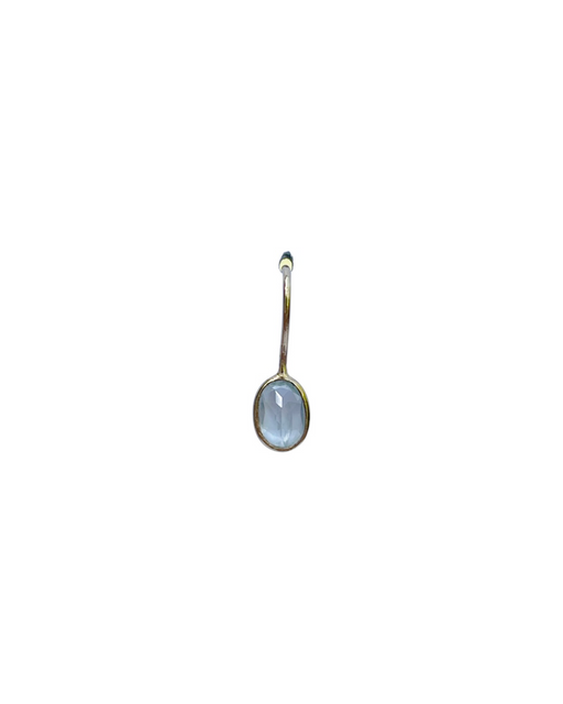 Boucles d'Oreille  en Laiton Doré et Pierre Semi-Précieuse LF52A