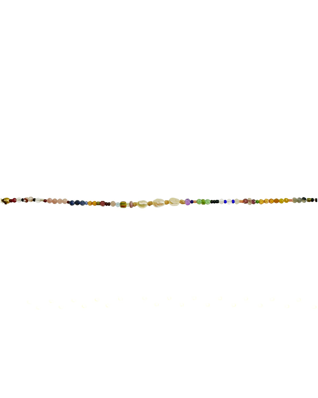 Bracelet en Laiton Doré et Pierre Semi-Précieuse P37