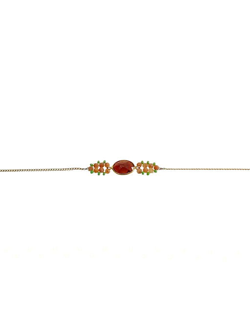 Bracelet en Laiton Doré et Pierre Semi-Précieuse P31