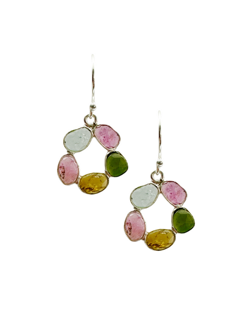 Boucles d’oreille en argent et Pierre Semi-Précieuse G16