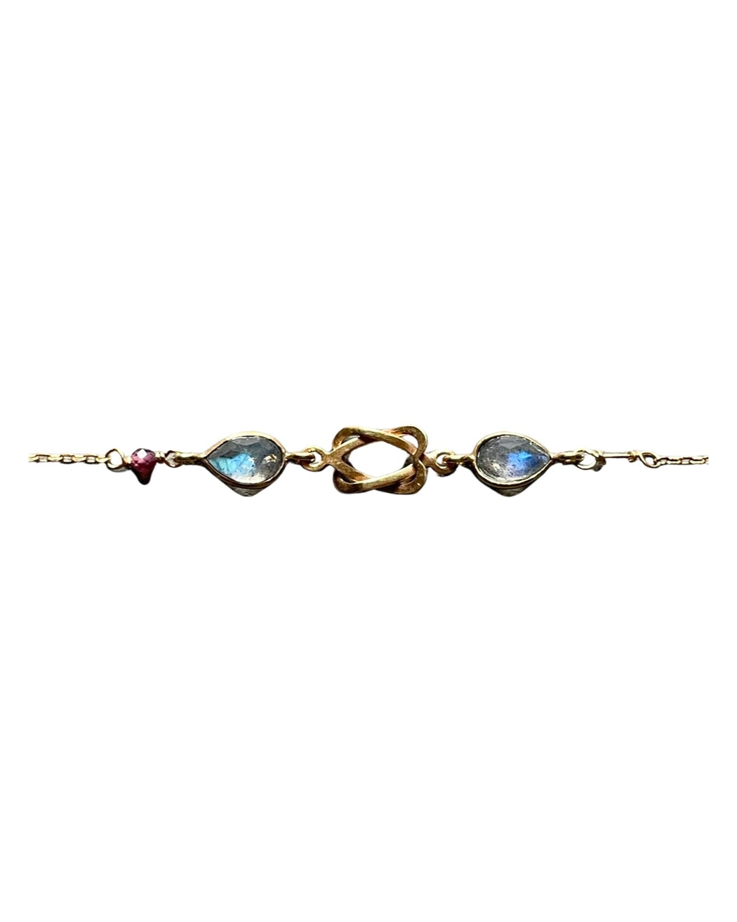 Bracelet en laiton doré et pierres demi-précieuses BF22