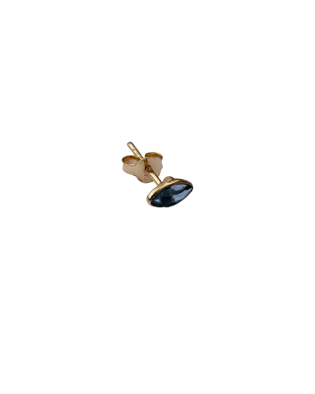 Boucles d'Oreille  en Laiton Doré et Pierre Semi-Précieuse LF1C