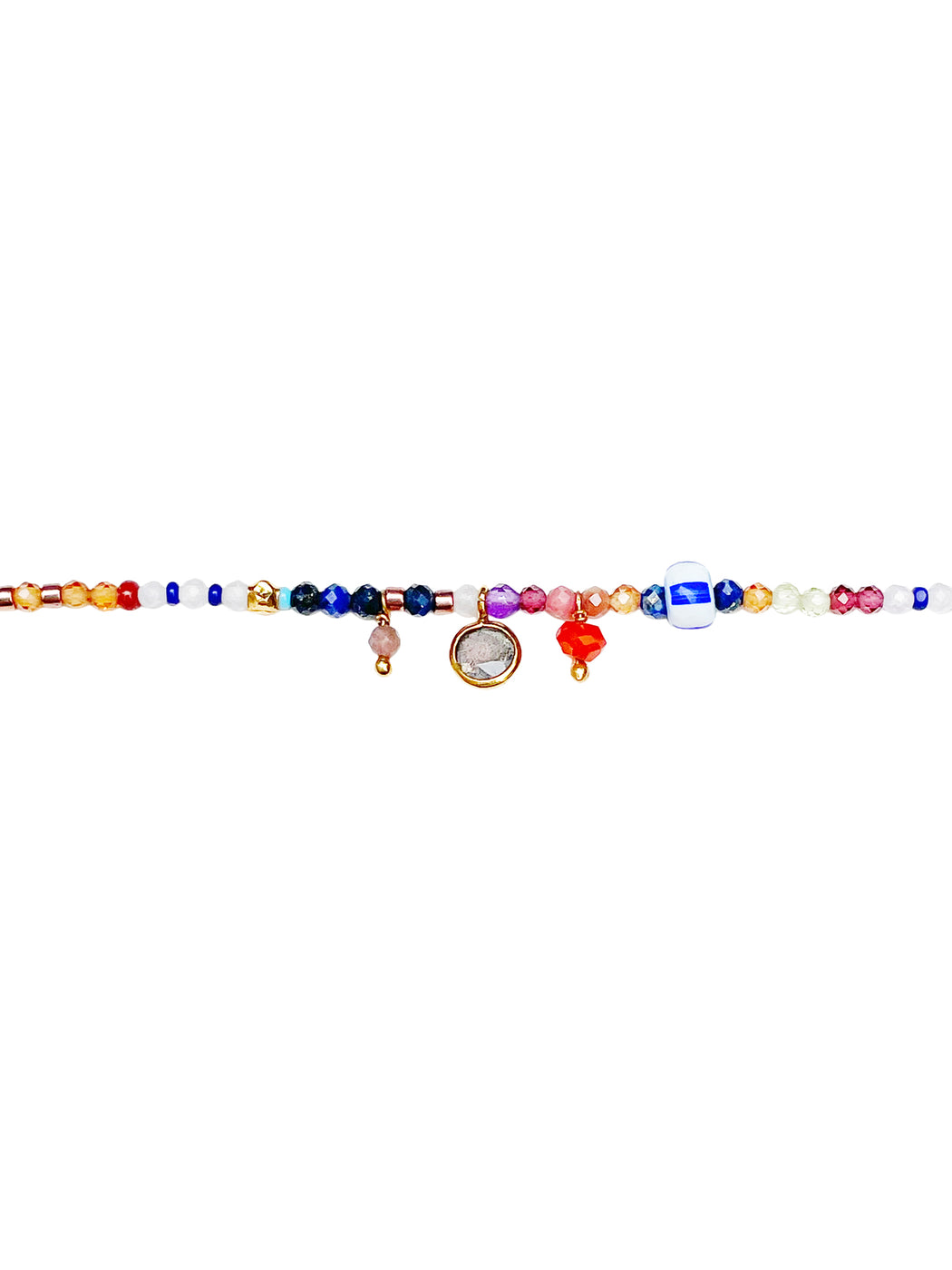 Bracelet  en Laiton Doré et Pierre Semi-Précieuse FDC201