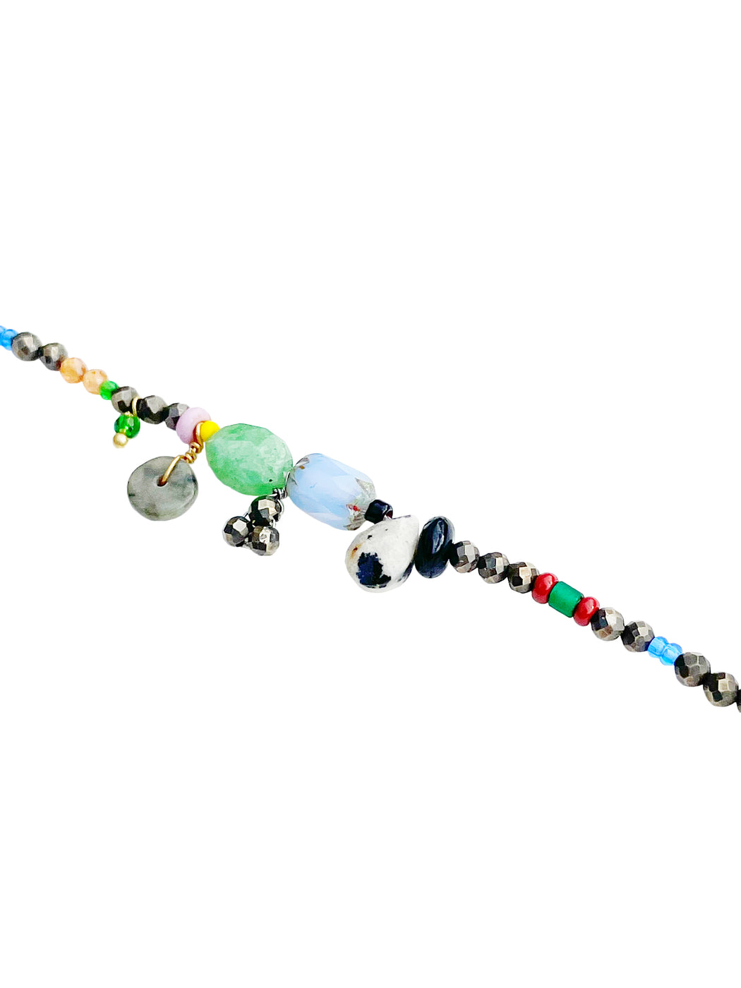 Bracelet en Laiton Doré et Pierre Semi-Précieuse B21_60
