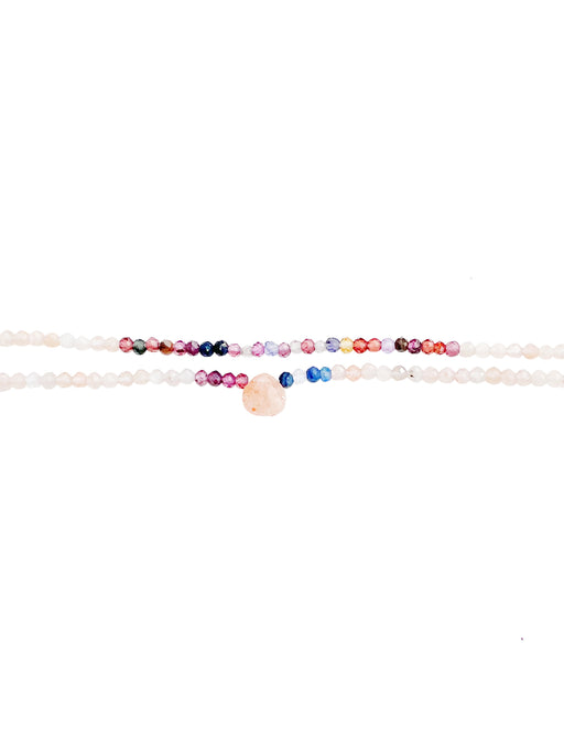 Bracelet en Laiton Doré et Pierre Semi-Précieuse B21_62